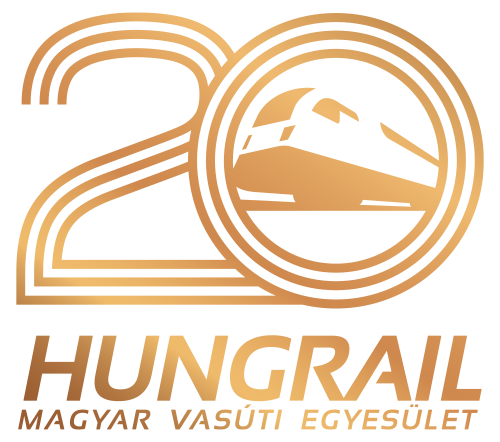 HUNGRAIL 20 éves jubileumi logó
