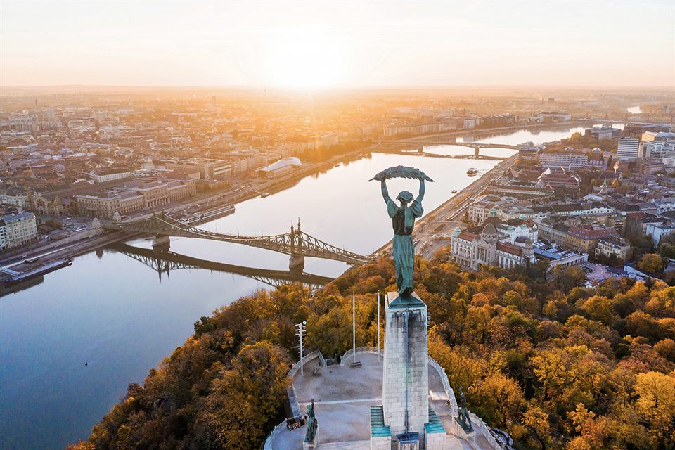 Budapest látképe